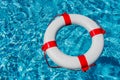 Lifebuoy in a swimming pool