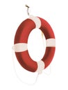 Red lifebuoy