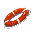 Lifebuoy icon - rescue symbol isolated on white background