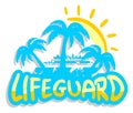 Lifeguard beach Royalty Free Stock Photo