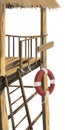 Lifeguard beach tower