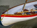 Lifeguard boat on the beach. Royalty Free Stock Photo