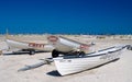 Lifeguard boats Royalty Free Stock Photo