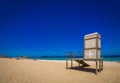 Lifeguard booth on the beach