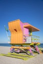 Lifeguard booth in Miami Beach