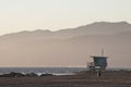 Lifeguard cabin on Venice Beach Royalty Free Stock Photo