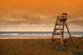 Lifeguard chair Royalty Free Stock Photo