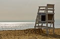 Lifeguard chair on beach Royalty Free Stock Photo