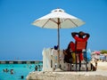 Lifeguard on Duty at Montego Bay Beach in Jamaica