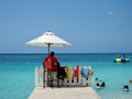Lifeguard on Duty at Montego Bay Beach in Jamaica