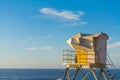 Lifeguard hut in La Jolla shore