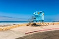 Lifeguard Hut in Southern California Royalty Free Stock Photo