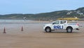 Lifeguard patrol on a UK beach