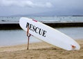 Lifeguard rescue board Royalty Free Stock Photo