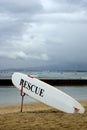 Lifeguard rescue board