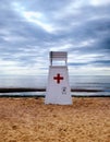 Lifeguard Rescue stand chair at Walnut Beach