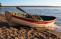 Lifeguard rowboat