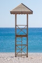 Lifeguard's tower on the beach Royalty Free Stock Photo