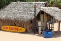 The lifeguard shack of Nilaveli beach in Trincomalee