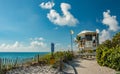 Lifeguard Tower On Jupiter Island Florida