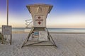 Lifeguard station on the beach Royalty Free Stock Photo