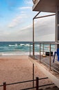 Lifeguard Station on the beach at Umhlanga Rocks Royalty Free Stock Photo