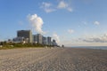 South Beach at sunrise, Miami Beach, Miami, Florida