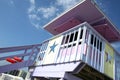 Lifeguard station, Miami beach Royalty Free Stock Photo