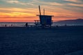 Lifeguard station Venice Beach, California Royalty Free Stock Photo