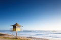 Lifeguard tower early morning