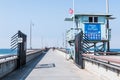 Lifeguard Tower at Entrance to Venice Beach Fishing Pier