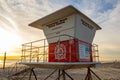Lifeguard Tower On Fernandina Beach Royalty Free Stock Photo