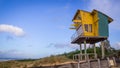 Lifeguard Tower at Lakes Entrance Beach, Victoria, Australia Royalty Free Stock Photo