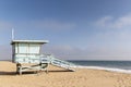 Lifeguard Tower on Malibu Beach Royalty Free Stock Photo