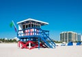 Lifeguard Tower in Miami Beach, Florida