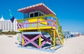 Lifeguard Tower in Miami Beach, Florida