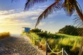 Lifeguard Tower, Miami Beach, Florida Royalty Free Stock Photo