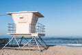 Lifeguard Tower on Moonlight Beach in Encinitas