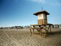 Lifeguard Tower at Newport Beach, California Royalty Free Stock Photo