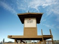 Lifeguard Tower at Newport Beach, California Royalty Free Stock Photo