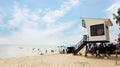 Lifeguard Tower for safty station for life guard Royalty Free Stock Photo