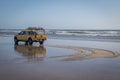 Lifeguard Truck Parked on the Beach