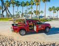 Lifeguard truck in Venice beach