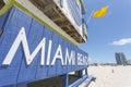 Lifeguard watchtower on South Beach, Miami Beach, Miami, Florida