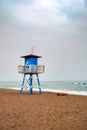 Lifeguard wooden tower