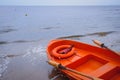 Lifeguards boat in Poland