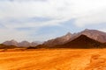 Lifeless hot desert Royalty Free Stock Photo