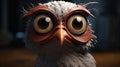 Humorous Animal Scenes With Birdlike Character In Vray Tracing Style