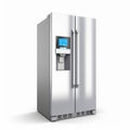 Lifelike Electronic Refrigerator Image With Yankeecore Style