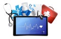 Lifeline medical concept Royalty Free Stock Photo